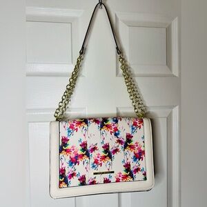 Steve Madden Multicolor Floral Chain Shoulder Bag